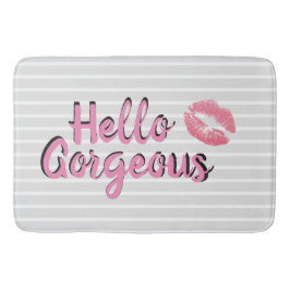 Alfombrilla De Baño Hola estera de baño magnífica