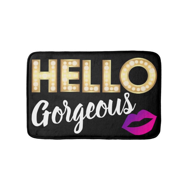 Alfombrilla De Baño Hola Gorgeous Bath mat (Anverso)