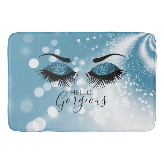 Alfombrilla De Baño Hola Gorgeous Blue Eyes (Anverso)