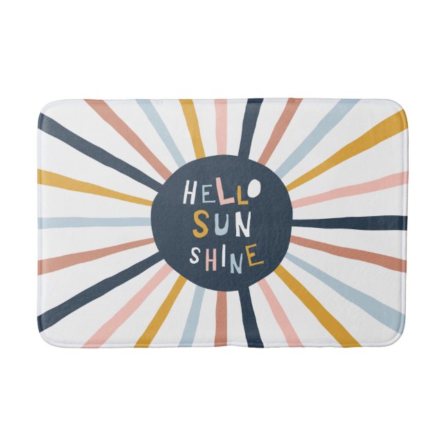 Alfombrilla De Baño Hola Sunshine (Anverso)