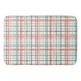 Alfombrilla De Baño Holiday Gingham - Alegre