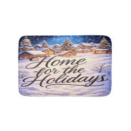 Alfombrilla De Baño 'Home for the Holidays' Bath Mat
