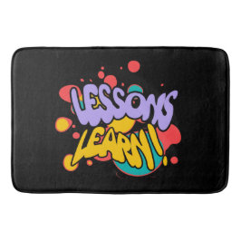 ALFOMBRILLA DE BAÑO HOME PAINT SPLASH LESSONS LEARN BATH MAT 