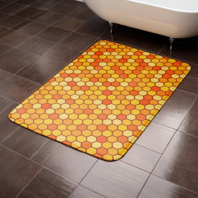 Alfombrilla De Baño Honeycomb de inspiración bebe y acogedor (Subido por el creador)