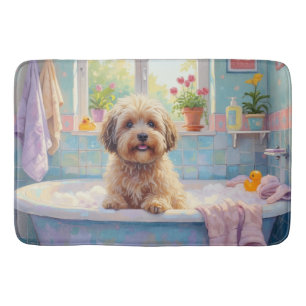 Alfombrilla De Baño Hora del baño del Terrier Tibetano Decoración espo