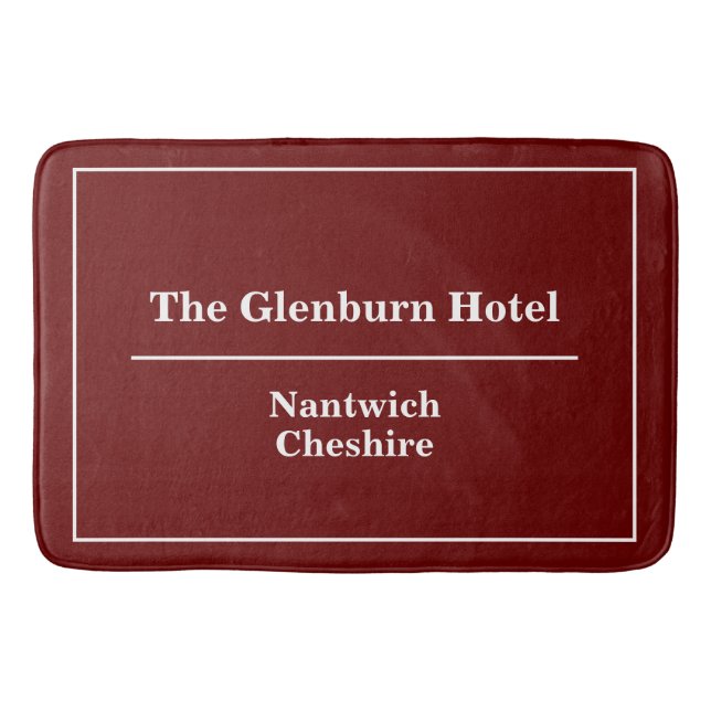 Alfombrilla De Baño Hotel (Anverso)