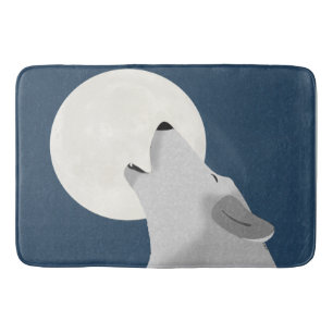 Alfombrilla De Baño Howl at the Moon Bathmat