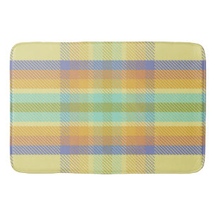 Alfombrilla De Baño HTS Tropical Plaid