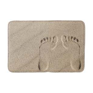 Alfombrilla De Baño Huellas De Arena