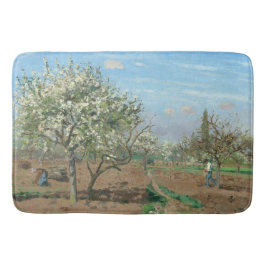 Alfombrilla De Baño Huerto en flor, Louveciennes  Camille Pissarro  