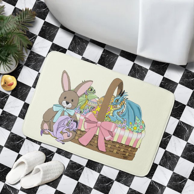 Alfombrilla De Baño Huevos de dragones de Baskt de Pascua (Subido por el creador)