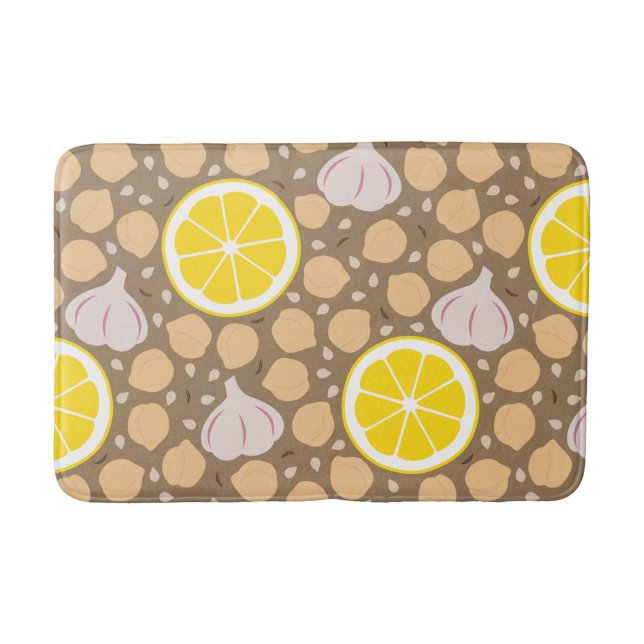 Alfombrilla De Baño Hummus Bath Mat (Anverso)