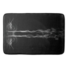 Alfombrilla De Baño Humo de dragón negro