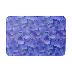 Alfombrilla De Baño Hydrangea blue
