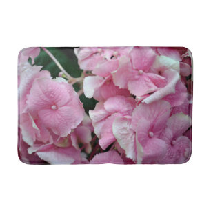 Alfombrilla De Baño Hydrangeas rosa