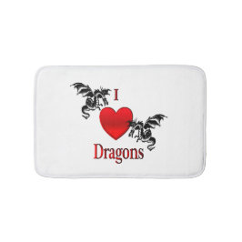 Alfombrilla De Baño I Heart Dragons
