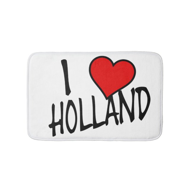 Alfombrilla De Baño I Heart Holland bk en wmcnt (Anverso)