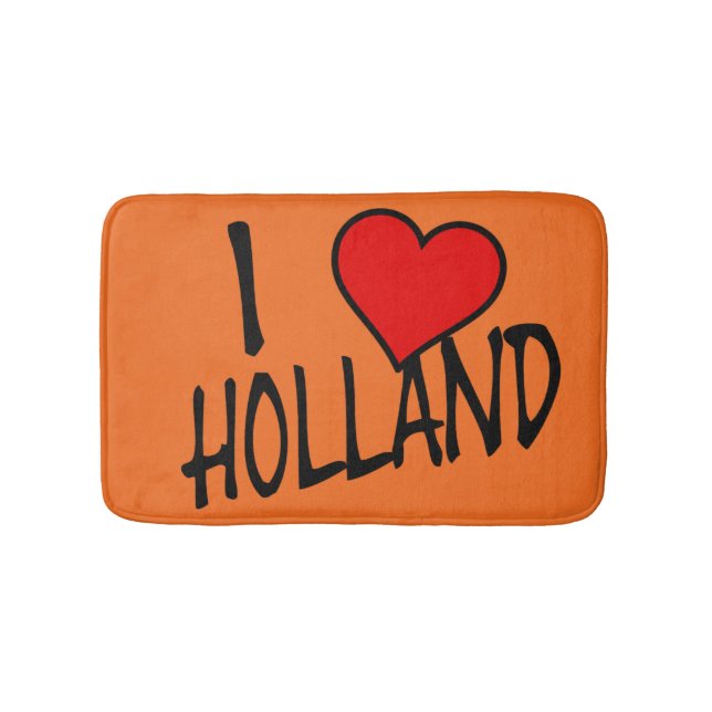 Alfombrilla De Baño I Heart Holland bk on o bmcnt (Anverso)