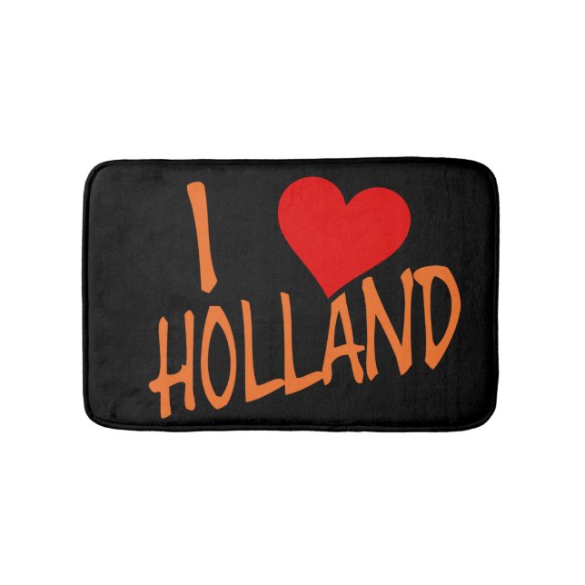 Alfombrilla De Baño I Heart Holland o en bk bmcnt (Anverso)