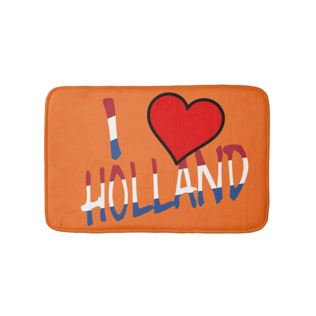 Alfombrilla De Baño I Heart Holland overlay on or bmcnt (Anverso)