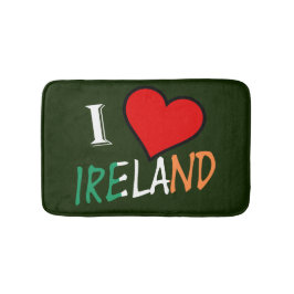 Alfombrilla De Baño I Heart Ireland overlay bmcnt