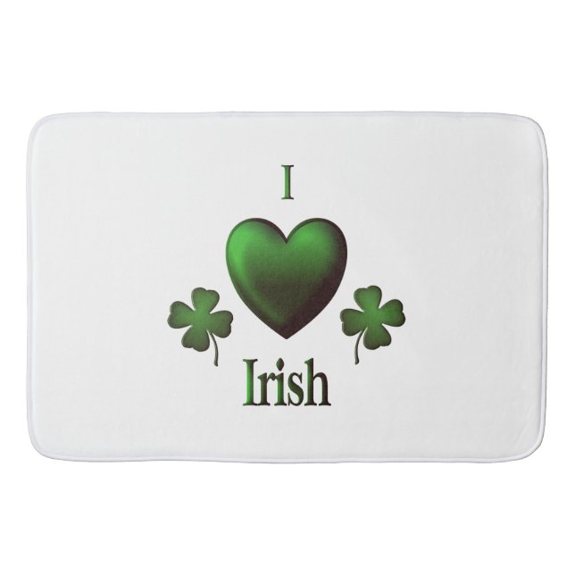 Alfombrilla De Baño I Heart Irish (Anverso)