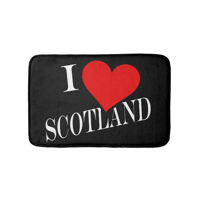 Alfombrilla De Baño I Heart Scotland con bmcnt (Anverso)