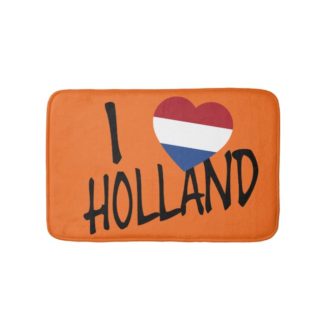 Alfombrilla De Baño I Heartflag Holland bk on o bmcnt (Anverso)