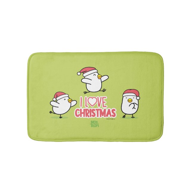 Alfombrilla De Baño │I Love Christmas (Anverso)