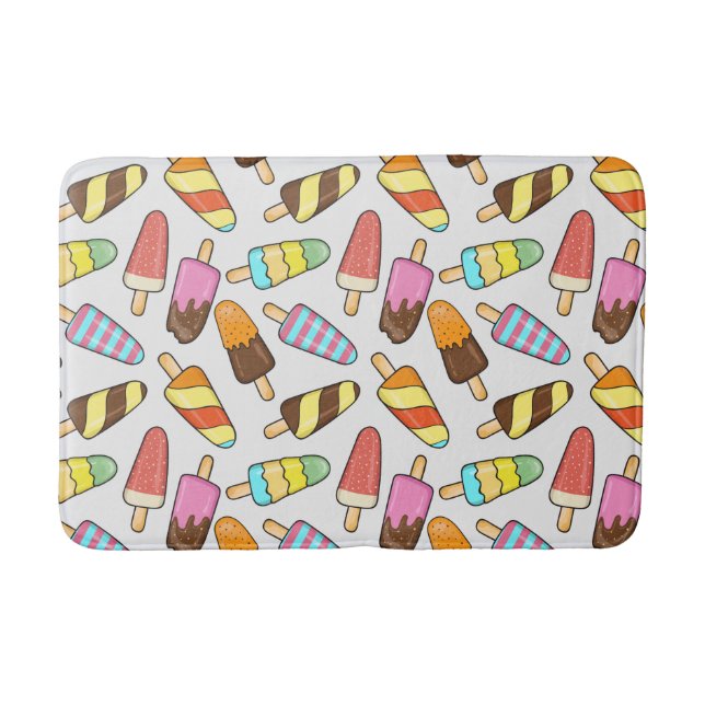 Alfombrilla De Baño Ice Cream Popsicles esteras de baño (Anverso)