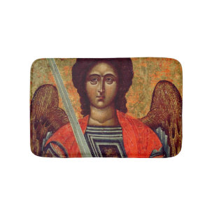 Alfombrilla De Baño Icono del ángel Michael, Griego, siglo XVIII