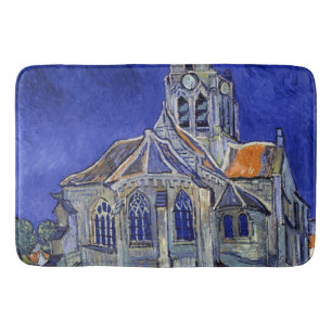Alfombrilla De Baño Iglesia de Auvers, Van Gogh