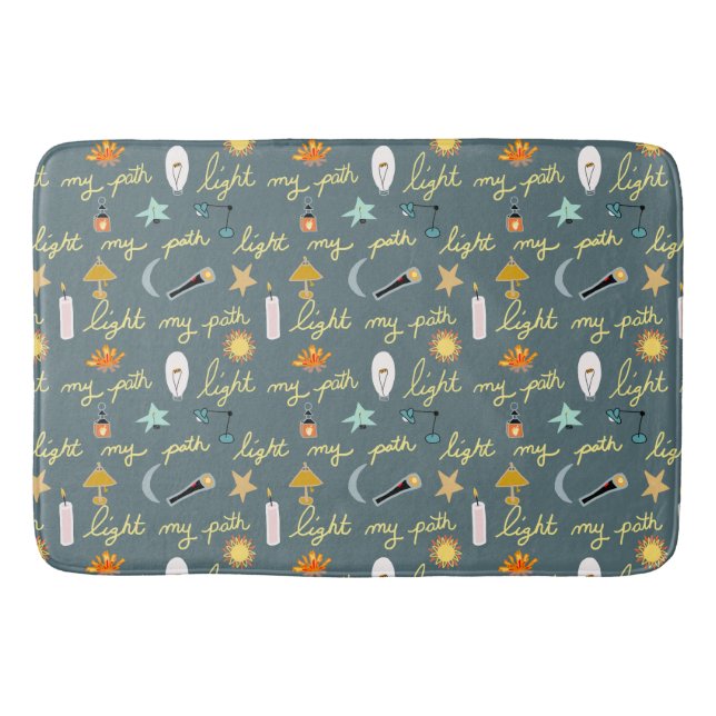 Alfombrilla De Baño Ilumina mi camino (Anverso)