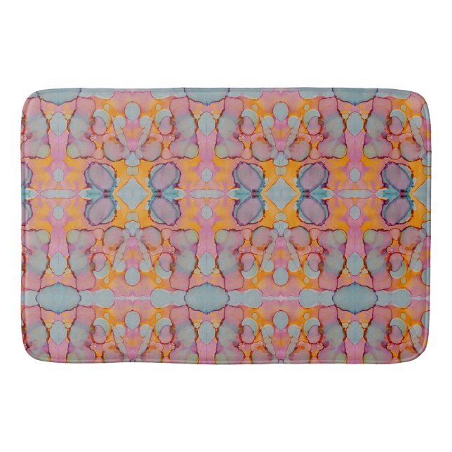 Alfombrilla De Baño Ilusión de Algodón de Azúcar (Anverso)