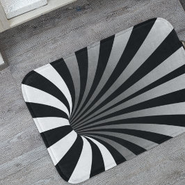 Alfombrilla De Baño Ilusión óptica hipnótica Trippy Vórtex