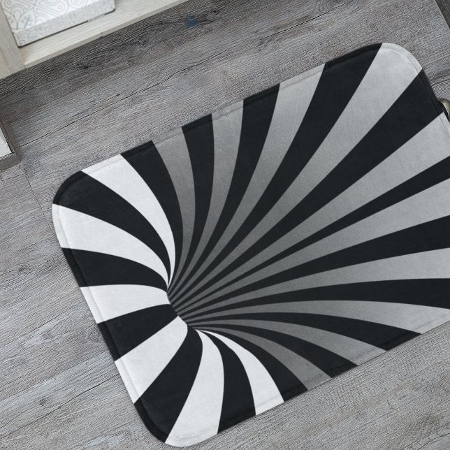Alfombrilla De Baño Ilusión óptica hipnótica Trippy Vórtex (Subido por el creador)