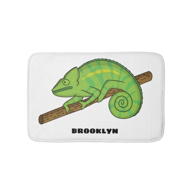 Alfombrilla De Baño Ilustracion Chameleon de Parson (Anverso)