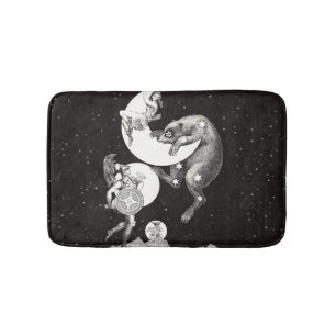 Alfombrilla De Baño Ilustración de la Noche del Dios del Universo del