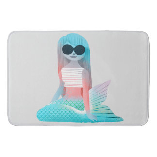 Alfombrilla De Baño Ilustracion de la sirena