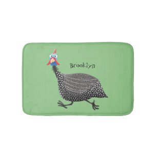 Alfombrilla De Baño Ilustracion de personalizado de aves divertidos de