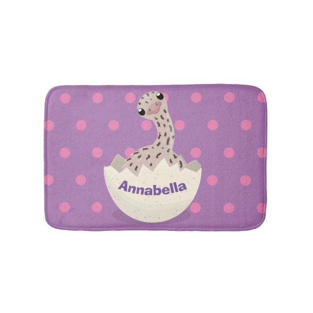 Alfombrilla De Baño Ilustracion de personalizado de avestruz de bebé (Anverso)