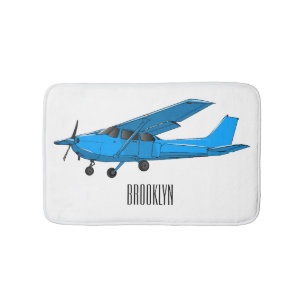 Alfombrilla De Baño Ilustracion de personalizado de aviones