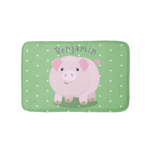 Alfombrilla De Baño Ilustracion de personalizado de costillar de cacer
