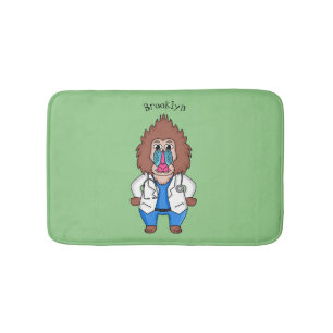 Alfombrilla De Baño Ilustracion de personalizado de médica de mandrile