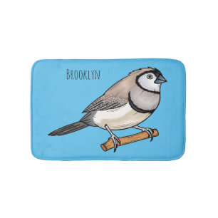 Alfombrilla De Baño Ilustracion de personalizado de pajarita de doble 