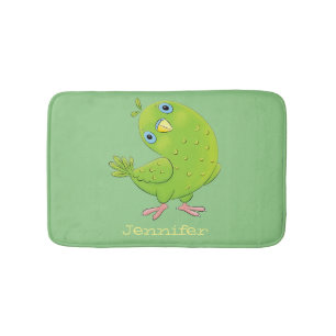 Alfombrilla De Baño Ilustracion de personalizado de paracaídas verde l