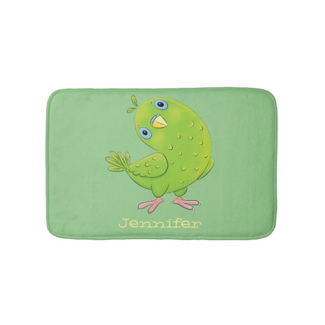 Alfombrilla De Baño Ilustracion de personalizado de paracaídas verde l (Anverso)
