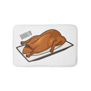 Alfombrilla De Baño Ilustracion de personalizado de pato de Peking