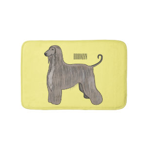 Alfombrilla De Baño Ilustracion de personalizado de perro de perro per
