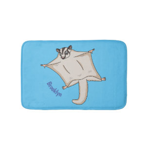Alfombrilla De Baño Ilustracion de personalizado de planeador de azúca